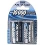 Ansmann NiMH Akku D Mono 10000 mAh 2er Pack