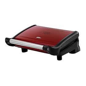 George Foreman Heritage 18295 Family Grill, Red, 5 Portion