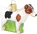 Old World Jack Russell Terrier Glass Christmas Ornament #12218