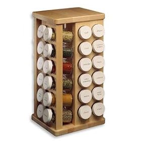 <b>J.K. Adams CSL-48-SM 48-Bottle Maple Spice Carousel</b>