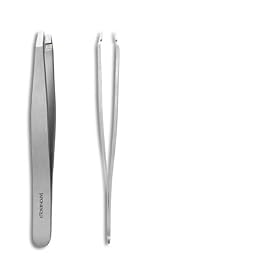 Japonesque Artisan Tweezer - Flat, Silver