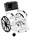 [Item]: Multi-Purpose Chair [Additional Info]: Multi-Purpose Chair is Self-Propelled. This versatile chair serves as a shower chair, commode, transfer chair and more. It has two 24" rear wheels and two 4" front wheels for ease of movement. Dual safety h