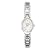 Bulova Women's Silver-Tone Patterned Bracelet Watch #98V00
