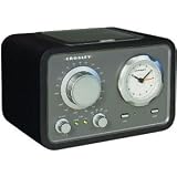 CROSLEY RADIO CR3005A-BK DUET ALARM CLOCK RADIO