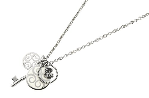 FOSSIL Damencollier Edelstahl 80 cm JF84799040 Preisvergleich