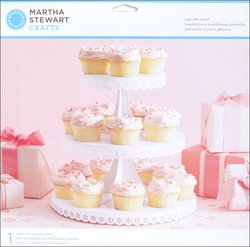 Martha Stewart Crafts Doily Lace Cupcake Stand