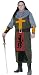 The Noble Crusader Men's Costume Adult Halloween Outfit - XXXL, Chest 52-4 & Waist 42-44
