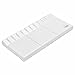Folding Paint Trays Box Watercolor Plastic Palettes with 25 Compartments, Thumbhole Holders
