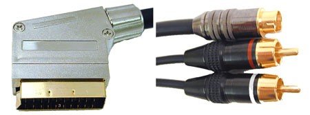 ST.GOLD Péritel S-vidéo et 2 PHONO 3M (IN)