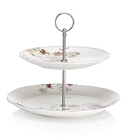 Painterly Floral Cake Stand