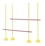 Picture of Rucanor 13395 Adjustable Hurdle Set - Yellow/Red, Size