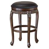 Hillsdale Fleur-de-Lis Cherry 24" High Counter Stool