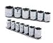 Buy Socks | Discount Socks - SK Hand Tools 4653 13-Piece 3/8-Inch Drive 12 Point Standard Fractional Socket Set