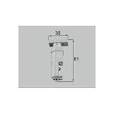 LIXIL メンテナンス部品 ドア 引戸用部品 丁番 浴室中折れドア 上部ヒンジ(戸先側)セット シルバー[DCZZ306]