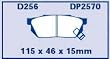 EBC Brake DP2570 Front Premium Organic Pads
