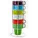 PT Coffee Set Flower Patchwork Tower Ceramic