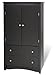 Prepac Sonoma Black 2-Door Armoire