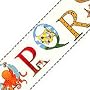 Alphabet Letters - Nursery Wall Paper Border