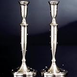 Review Godinger 7108.00 / Godinger Pewter Candlesticks with Rhinestones, Set of 2