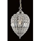 CO01219 L C - Large Clear Glass Pendant Light