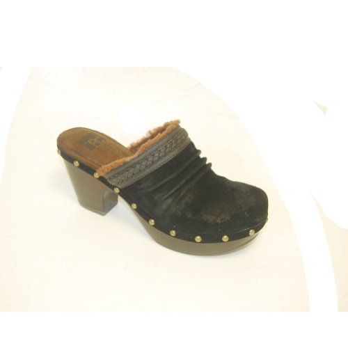 BC FOOTWEAR Extraterrestrial Clogs Shoe Black Women SZ