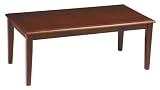 Office Star Cherry Finish Coffee Table, Cherry