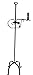 Wrought Iron Floor Lamp Heart Top - Amish Made
