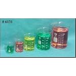 Graduated Beaker Set 50, 100 and 250ml Glass