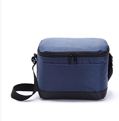 Insulated Lunch Bag ,eStarry Lunch Box with Adjustable Shoulder Strap Lunch Tote Hand Bag Box Cooler Bag Freezable Keep Food and Drinks Cool on the Outdoor Camping Picnic (Cooler Bag, Dark Blue)