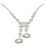 14k White 2.51 Ct Diamond Necklace