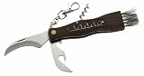 Herbertz Pilzmesser, AISI 420, multifunktional, mit Karabiner