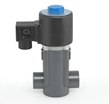 Plast O Matic EASMT Series PVC Solenoid Valve, For Corrosive and Ultra Pure Liquids, 2 Ways, Normally Closed, Viton Diaphragm, 3.2 Cv factor, 3/4 NPT Female 31A9rdm9VKL. SL160 Plast O Matic EASMT Series PVC Solenoid Valve, For Corrosive and Ultra Pure Liquids, 2 Ways, Normally Closed, Viton Diaphragm, 3.2 Cv factor, 3/4 NPT Female