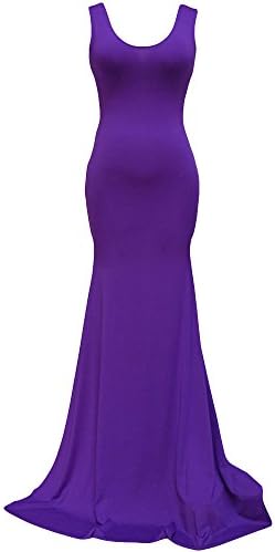 Stylebek Women's Bodycon Sexy Mermaid Floor Length Evening Dress