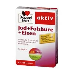 Doppelherz Jod Fols�ure Eisen, 45 St