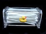 Rubber Ducky Ducks Duckie Q-tip Cotton SWAB HOLDER Organizer Canister