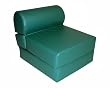 Studio Chair Sleeper Jr. Twin 28" Emerald Vinyl By Elite Furniture