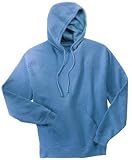 NEW District Threads - Pigment-Dyed Pullover Hooded Sweatshirt Medium Blue-S