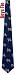 Norwegian Elkhound by Kay Nine Design navy blue polyester boys ties