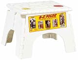 B & R Plastics #101-6 EZ White Fold Stepstool