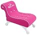 Diva Chaise Lounger - Pink/ White