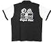 Original Gamer Bowling Shirt White & Black Retro Bowler