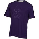 Spyder Active Sports SY-04821 Lg-PT Mens Superman S/S Tshirt Aubergine