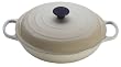 Le Creuset Signature Enameled Cast-Iron 3-1/2-Quart Round Braiser, Dune