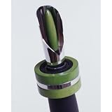 Wine Line WL-G2018 Rubberwood Pourer and Anti Drip Ring Set