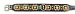 (Rosewood) Deluxe Shaped Leather Collar 18 - 20 x 2�  (Black/Brass)