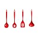 Premier Housewares Melamine Kitchen Tools, Set of 4, Red