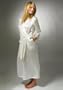 August Silk Solid Charm Long Wrap Sleepwear