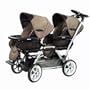 Peg Perego Duette Twin Stroller - 2009 Moka
