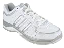 adidas Men's Open Court 08 Low Basketball Shoe,White/Silver,10 M