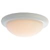 Monte Carlo MC18WH-B Matte Opal 1-Light Ceiling Fan Kit, White Finish